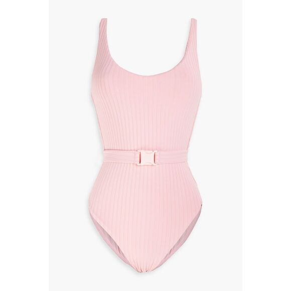 Melissa Odabash Other - NWT MELISSA ODABASH Womens St. Tropez Belted Ribbed Swimsuit Pink Size 4
